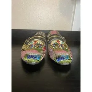 Steve Madden Kera Sabot Mules embroidered size